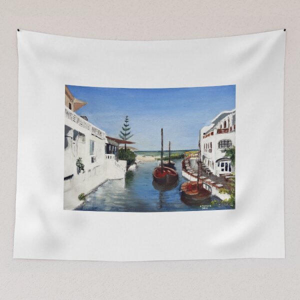 Item preview, Kalives from the bridge, Crete, Greece designed and sold by atbenjaminart.