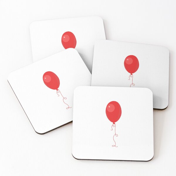 Item preview, Single red ballooon designed and sold by designInk.
