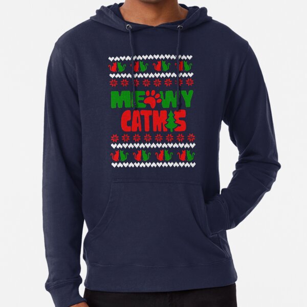 Meowy Catmas Lightweight Hoodie