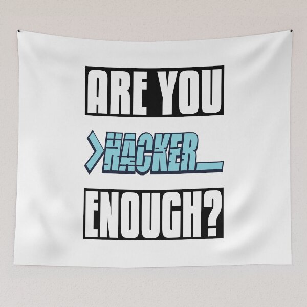 Item preview, Are You Hacker Enough?  Criminal Life  designed and sold by ProjectX23.