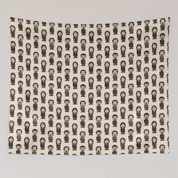 Item preview, Repeating Musketeers (cream ground) designed and sold by redscharlach.