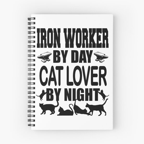 Item preview, Iron Worker By Day Cat Lover By Night  - Christmas And Birthday Gift Ideas For Cat Lovers designed and sold by ASClothDesign.