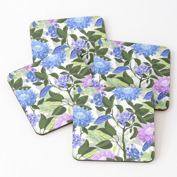 Item preview, vintage blue flowers designed and sold by haroulita.