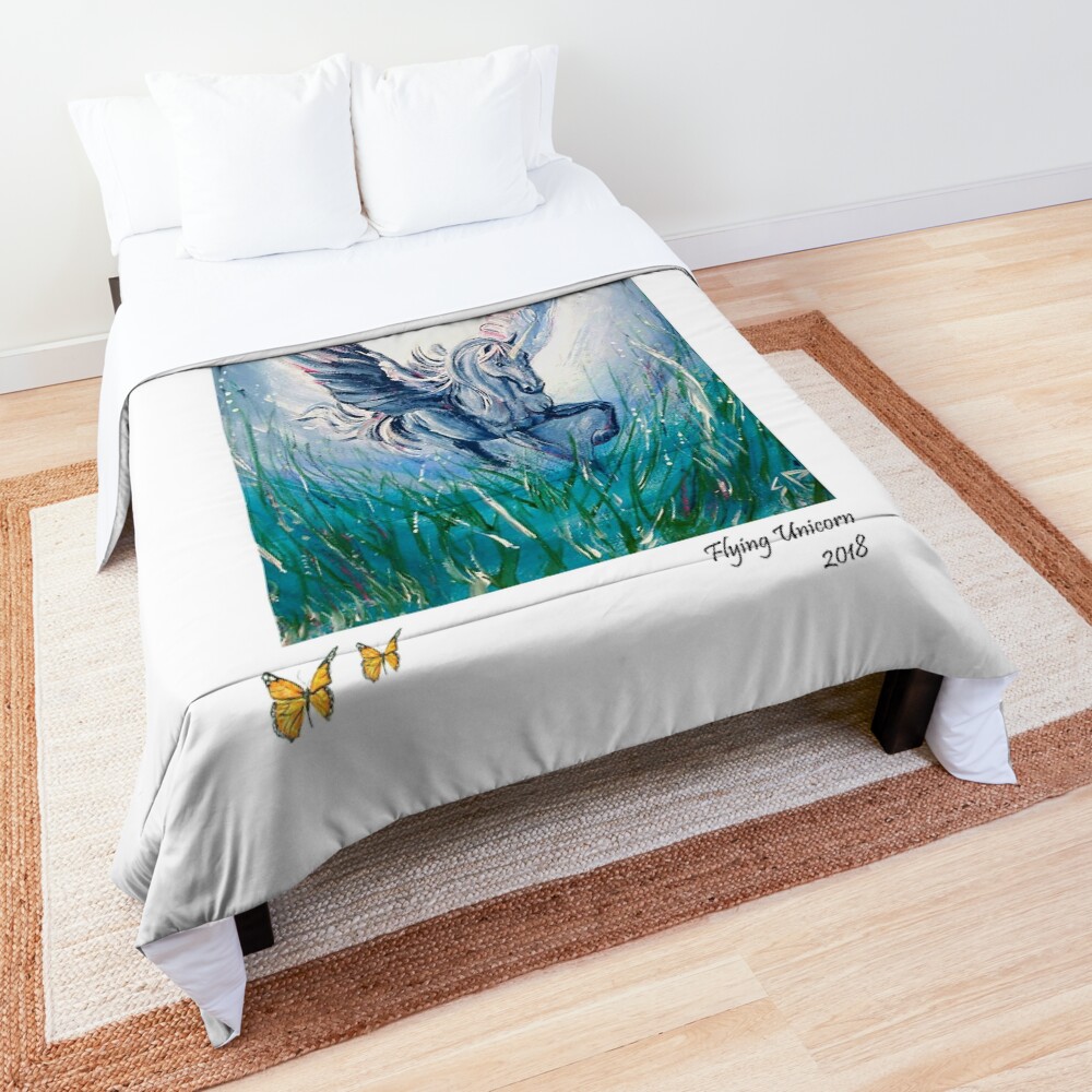Flying Unicorn Comforter