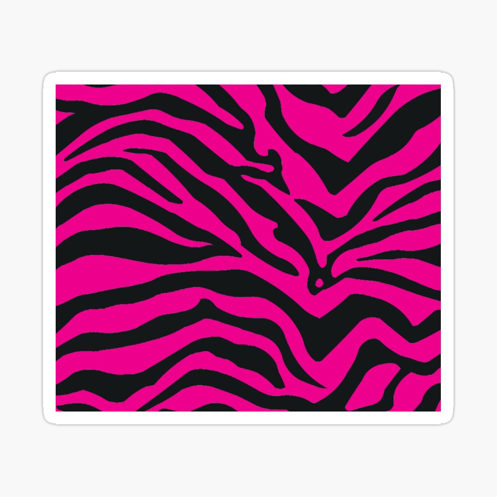 Grrr Tiger Stripes 90s Vibe Hot Pink