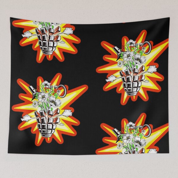 Item preview, Fight bad with good, peace and love designed and sold by Alex Sickfish.