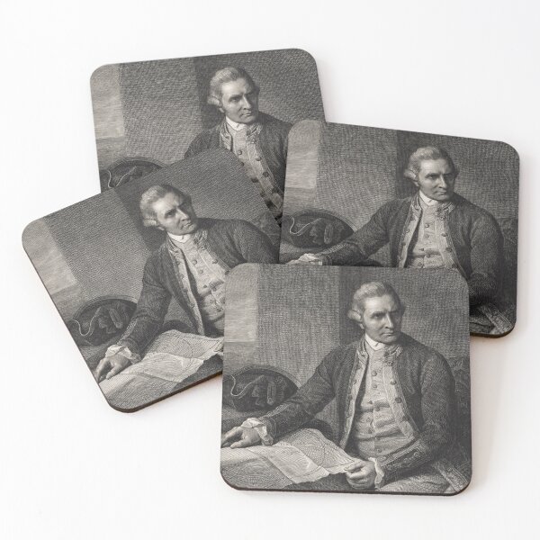 Item preview, Vintage Captain James Cook Print (1779) designed and sold by anmm.
