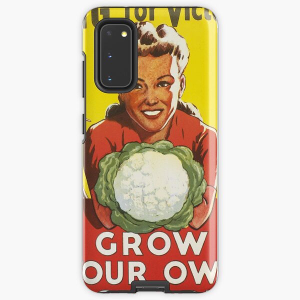 Vintage Dig For Victory Grow Your Own Vegetables WW2 Poster Samsung Galaxy Tough Case