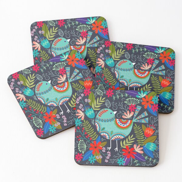 Item preview, mandala flower bird designed and sold by haroulita.