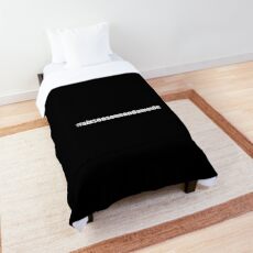 Six Seasons and a Movie (Black) Comforter
