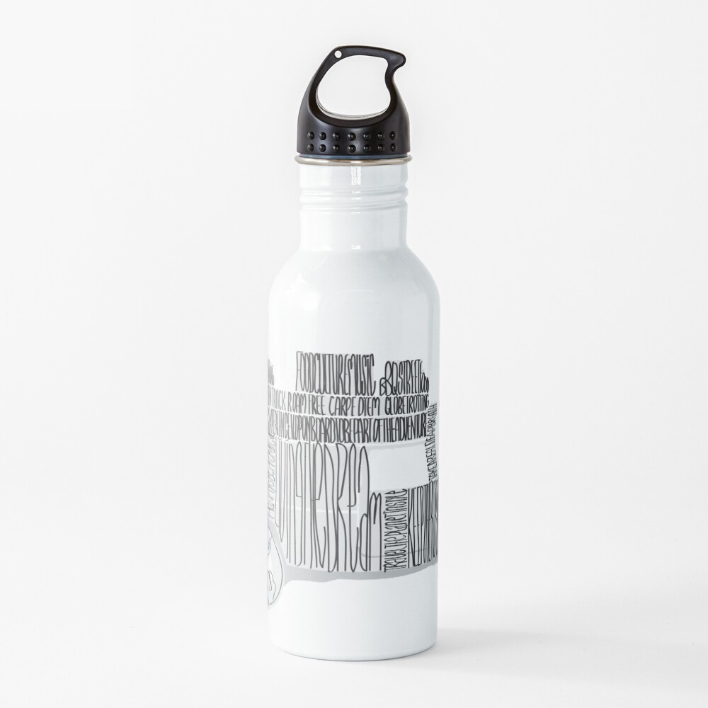 Artsy Sketchy Water Bottle