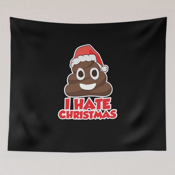 Item preview, Hate Christmas - Pile of Heap with Santa Hat designed and sold by Mohja-Design.