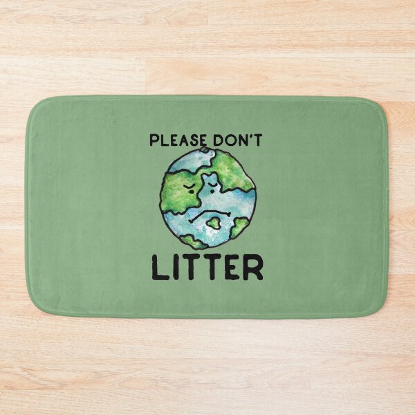 Item preview, Please Don't Litter Earth Day love designed and sold by FrictionMaxxing.