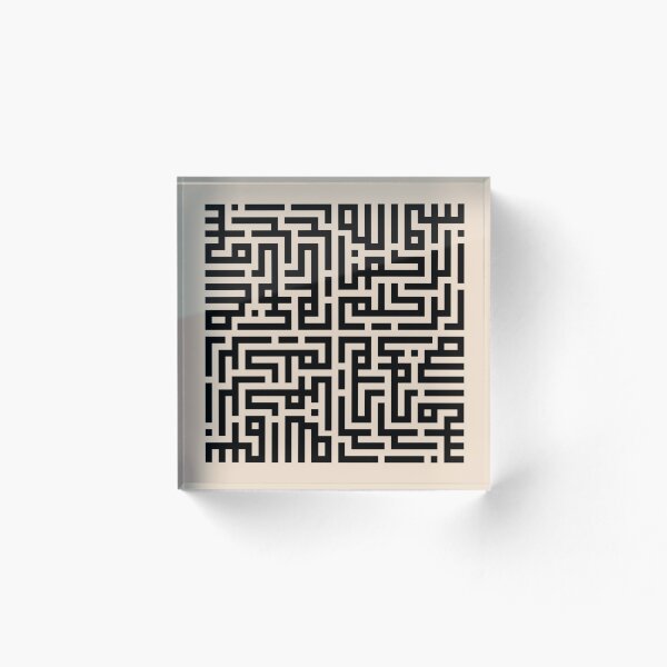 Aperçu de l'œuvre Square Bismillah Design - Bismilah 8 - Calligraphie Islamique - بسم الله الرحمن الرحيم créée et vendue par aussieforgood.