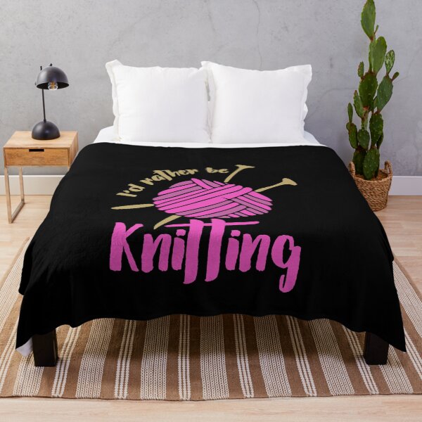 Item preview, I'd rather be knitting designed and sold by FrictionMaxxing.