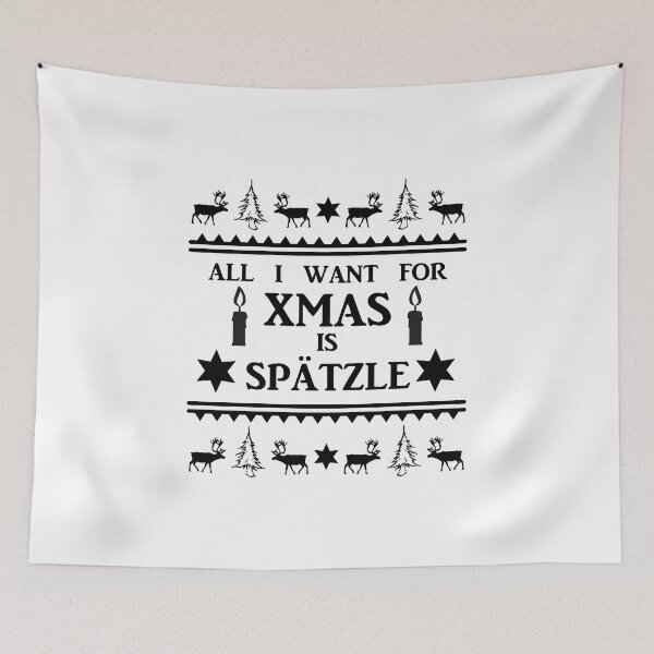Item preview, All I Want For Xmas Is Spaetzle designed and sold by saechla.