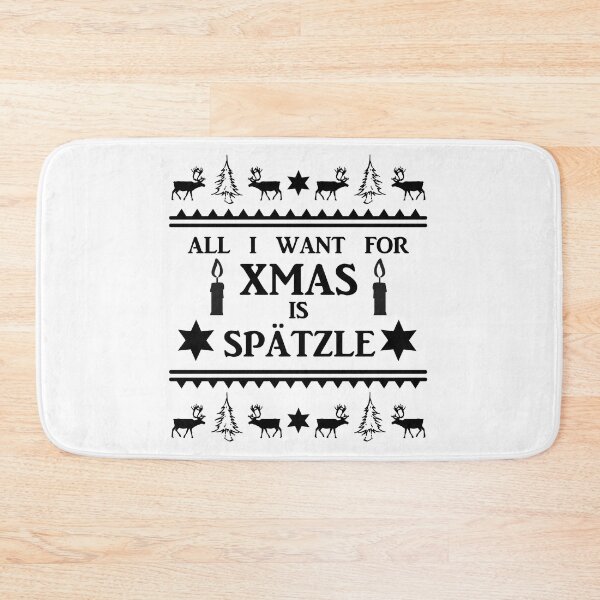 Item preview, All I Want For Xmas Is Spaetzle designed and sold by saechla.