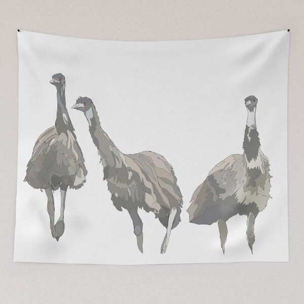 Item preview, emus in color designed and sold by nrose01.