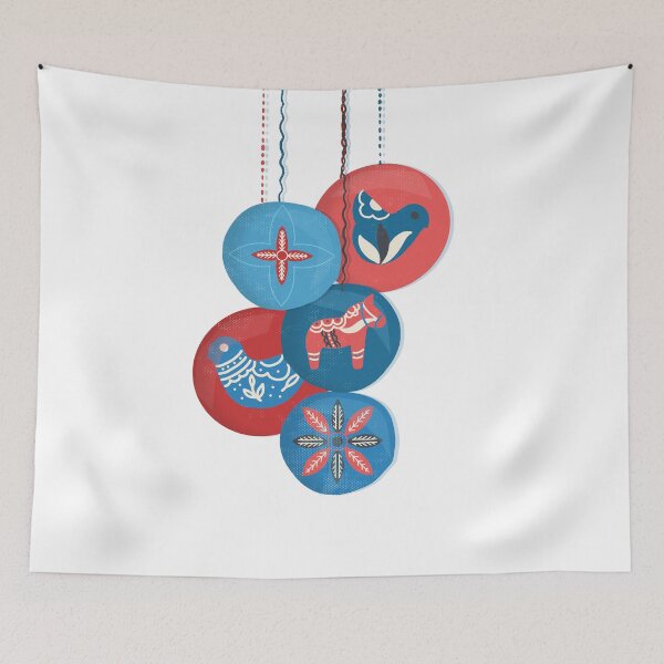 Item preview, Christmas Baubles (Scandi) designed and sold by Sybille Sterk.
