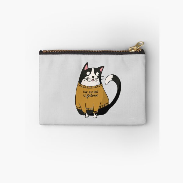 Item preview, The future is feline - Cat in Statement Shirt  designed and sold by Kerstin Ebner.