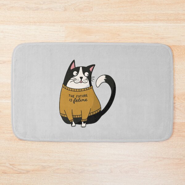 Item preview, The future is feline - Cat in Statement Shirt  designed and sold by Kerstin Ebner.