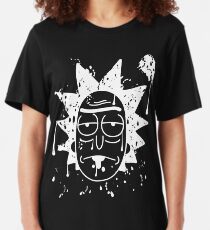 Dripping Rick Sanchez Slim Fit T-Shirt