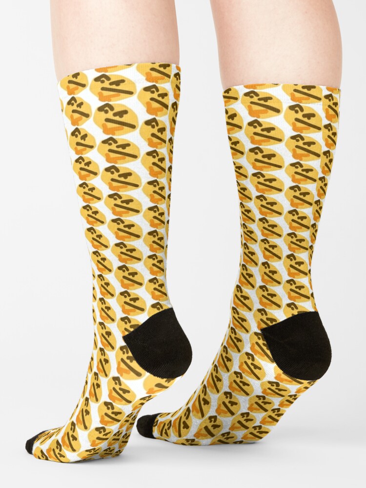 Thinking emoji meme (small) | Socks