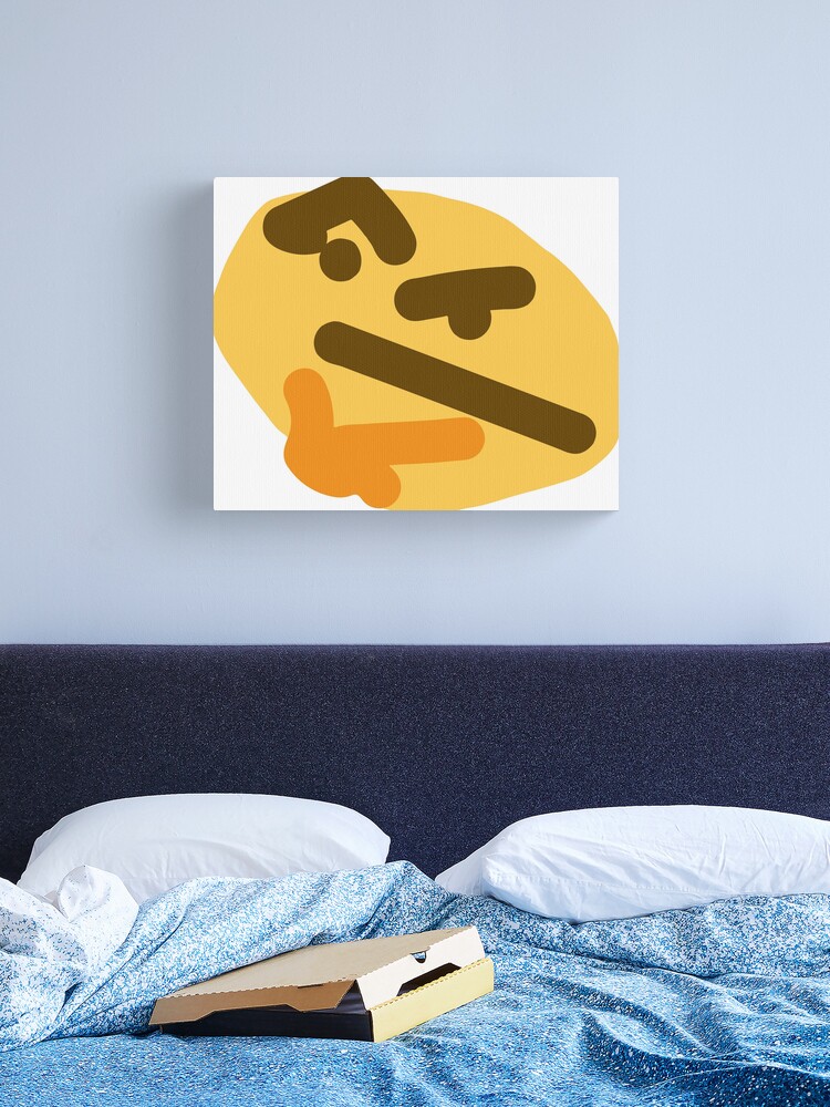 Thinking emoji meme (small) | Pin