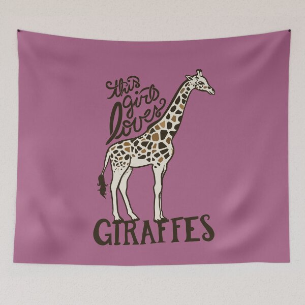 Item preview, This girl loves giraffes designed and sold by FrictionMaxxing.