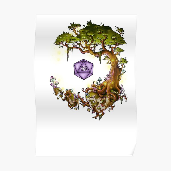 Dnd Spore Druid Class Symbol Poster By Avalon18 Redbubble 8800