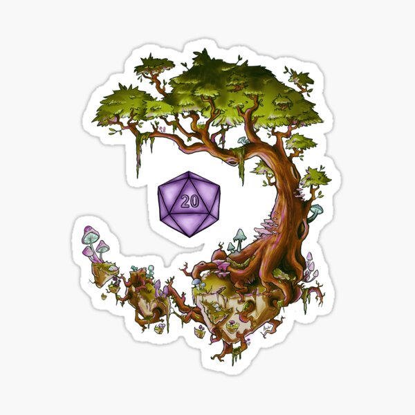 Dnd Spore Druid Class Symbol Sticker For Sale By Avalon18 Redbubble 4636