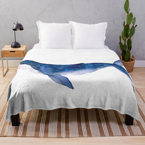 Item preview, Humpback Whale in watercolor designed and sold by Harpley Design Studio.