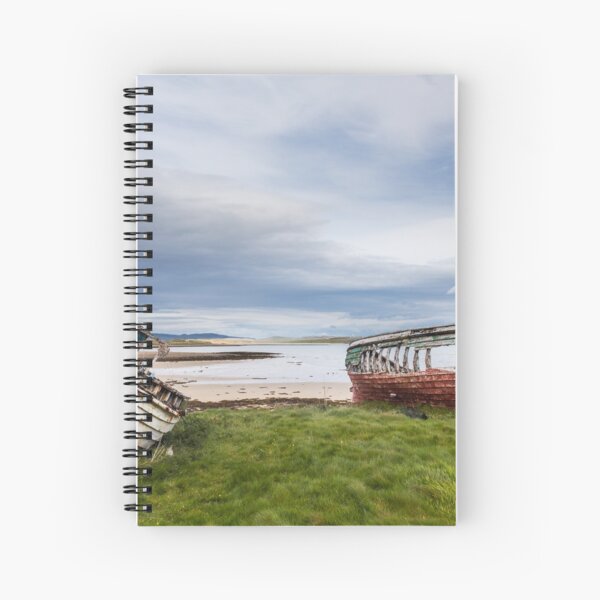 Magheraroarty Boats Spiral Notebook