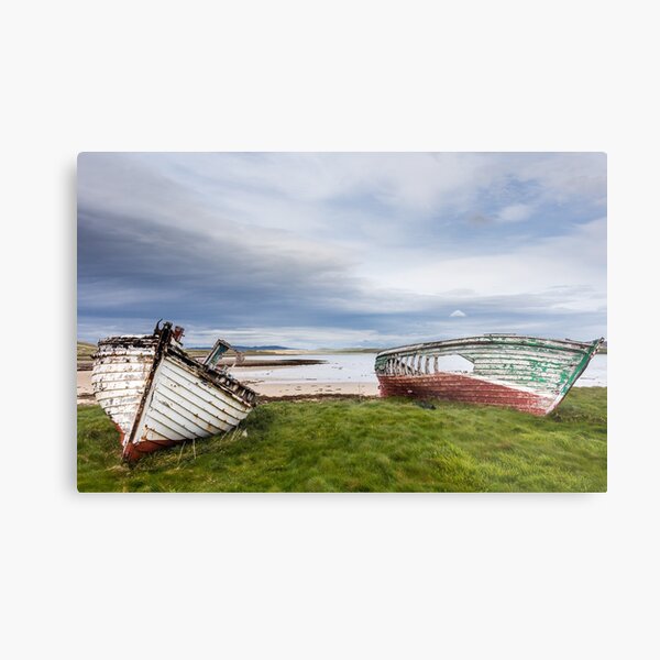 Magheraroarty Boats Metal Print