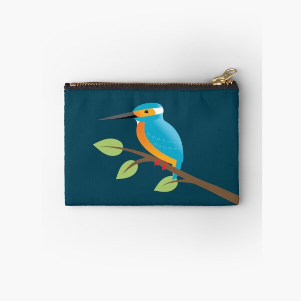 Item preview, Kingfisher Bird, bright blue and orange bird designed and sold by DavaTypeGraphic.