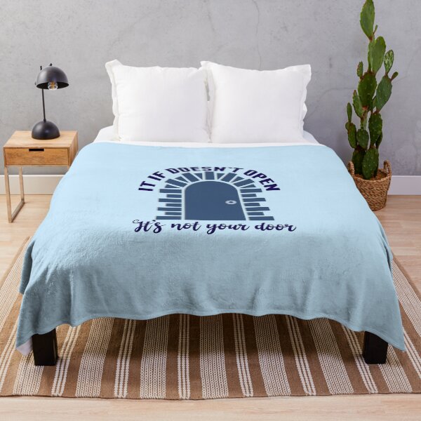 Item preview, If It Doesn't Open It's Not Your Door Inspirational Quote designed and sold by Epic Love Designs.