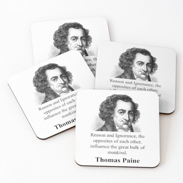 Item preview, Reason And Ignorance - Thomas Paine designed and sold by CrankyOldDude.