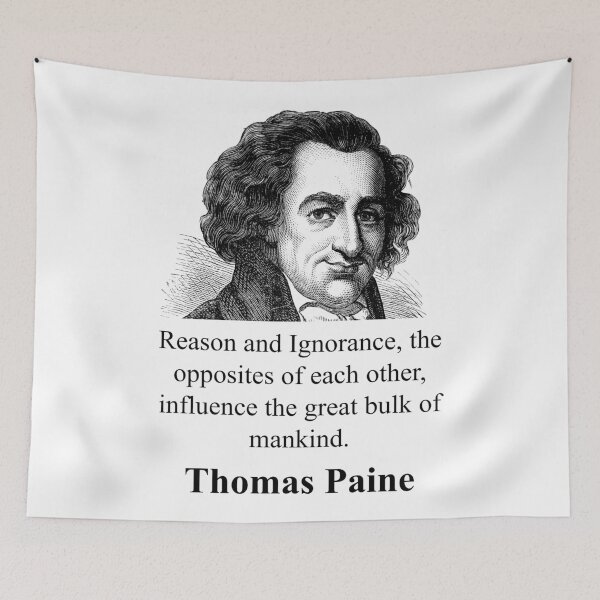 Item preview, Reason And Ignorance - Thomas Paine designed and sold by CrankyOldDude.