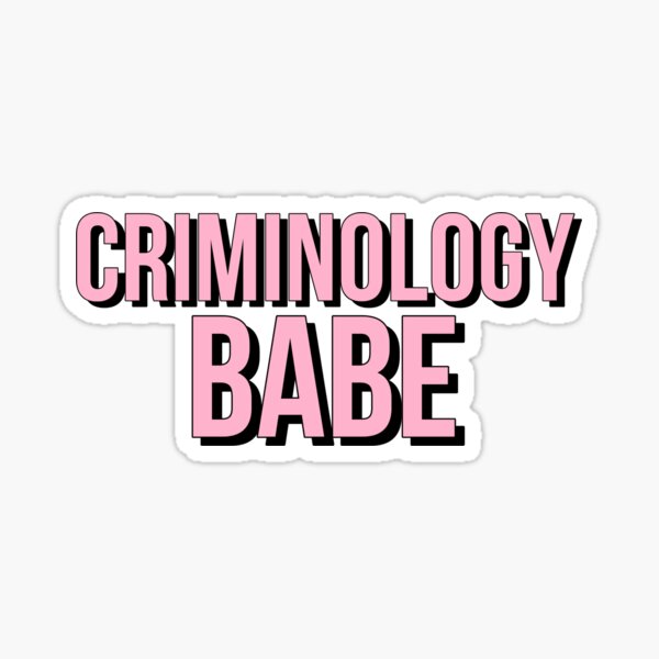 Aperçu de l'œuvre Criminology Babe créée et vendue par kendylmccartney.