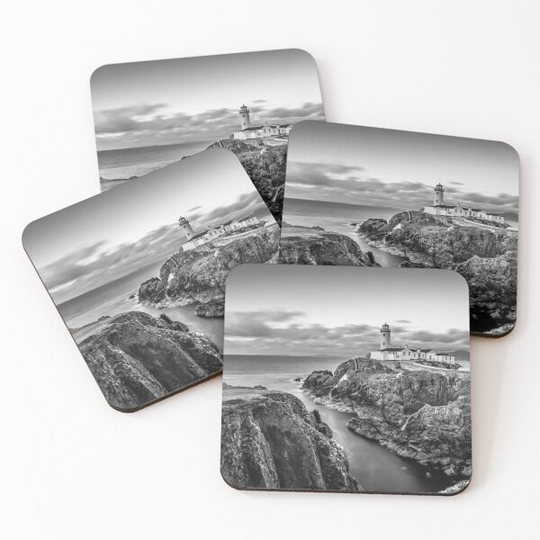 Item preview, Fanad Lighthouse Donegal Ireland Black and White Photography designed and sold by thinkbigimages.