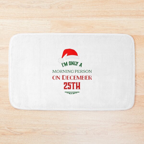 Item preview, I'm only a morning person on december 25th - Christmas designed and sold by aussieforgood.