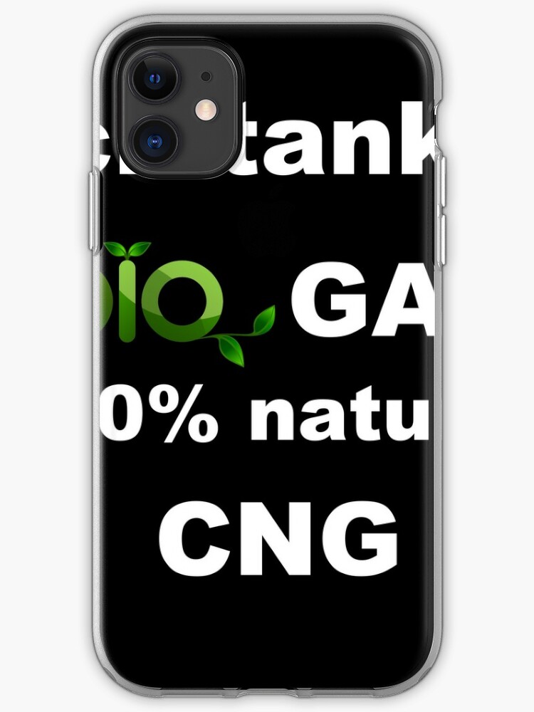 I Feed Biogas 100 Natural Cng Iphone Case Cover By Oberlaender Redbubble