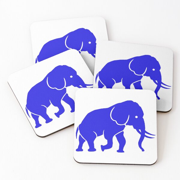 Artikelvorschau, Elefant - Safari-Serie - Blau entworfen und verkauft von bunbun369.