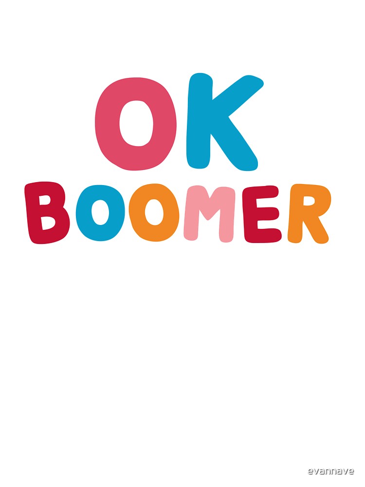 Thumbnail 2 of 2, Baby T-Shirt, Ok boomer designed and sold by evannave.