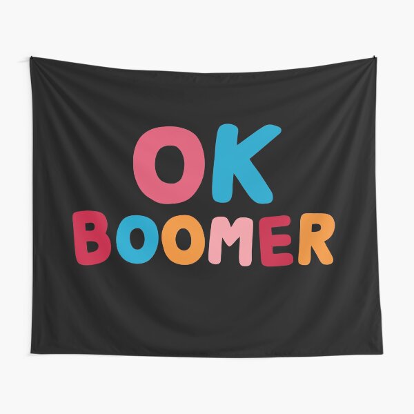 Ok boomer Tapestry