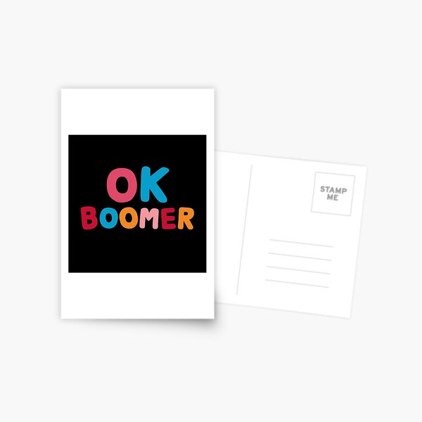 Ok boomer Postcard