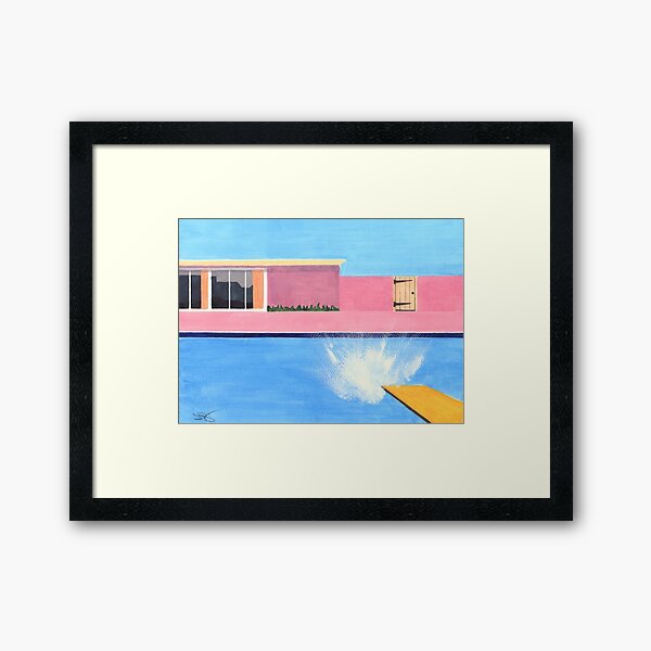 Splash! Framed Art Print