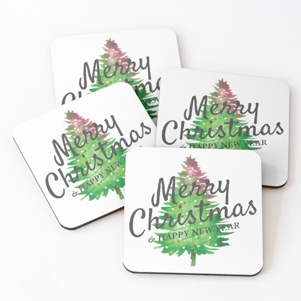 Item preview, Merry Christmas Watercolor Tree designed and sold by captainhobbyist.