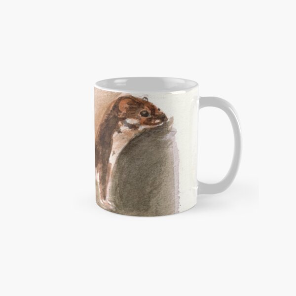 Mustela nivalis Weasel Taza clásica