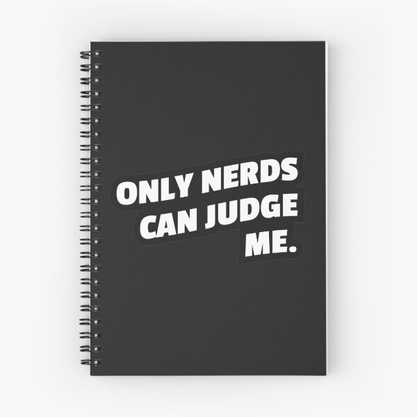 Item preview, Only Nerds Can Judge Me designed and sold by Nerd Swag.